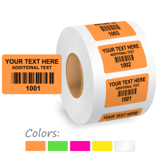 Pegasus Eco Standard 1101D semi-Permanent Adhesive/45gsm,Uncoated DT,Scale Label/58mmX38mm,1.5core,1000 Labels,24 Rolls / box,Straight Format,1 color